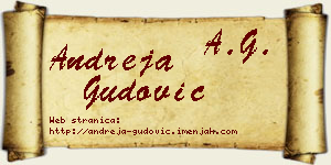 Andreja Gudović vizit kartica